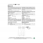 Выкройка: Misses` Costume and Hat, Butterick B6610 