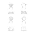 Выкройка: Misses` Dresses, Butterick B6728 
