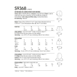 Швейные выкройки Simplicity S9368 Hat and Mask Sets, Hooded Infinity Scarf and Mask, A (S-M-L-XL) 