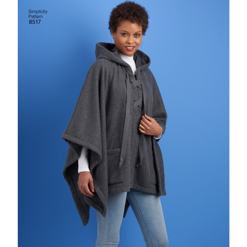 Komplekt pontšosid naistele, suurused: A (XS-S-M-L-XL), Simplicity Pattern # 8517 