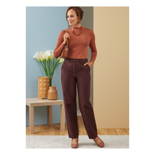 Ompelukaava BUTTERICK B6910 MISSES` CONTOUR BAND PANTS BY PALMER/PLETSCH 
