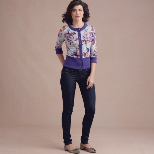 Naiste paeladega trikookardiganid, Simplicity Pattern #S8951 