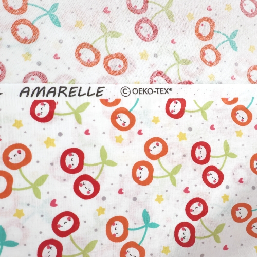 Lightweight cotton fabric with a print, France, 140 cm, Cotton Herault 