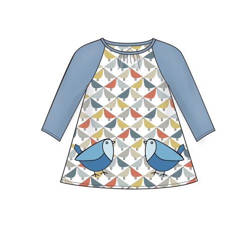 Laste topid jatrikoo retuusid, suurused: A (3-4-5-6-7-8), Simplicity Pattern #S9025 