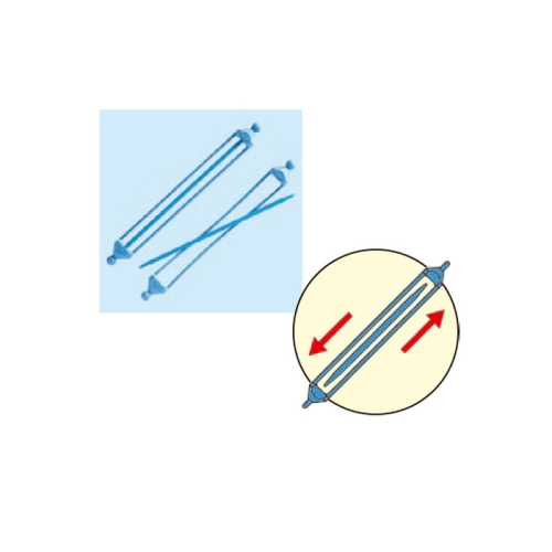Silmusehoidja, fileepitsi niitide grupeerija Kaheotsaline silmusehoidja, Double-ended Stitch Holder Clover 