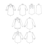 Выкройка: Misses` & Women`s Tucked Or Gathered Top, Butterick, B6801 