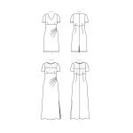 Выкройка: Women`s Dress In C/D, DD Cup Sizes, Butterick, B6783 