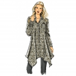 Выкройка: Misses` Shirt, Butterick B5786 