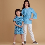 Laste ja tüdrukute riietus, Simplicity Pattern #S8965 