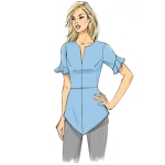 Выкройка: Misses` Top, Butterick B6663 