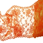 Lai tikitud pits võrk-kangal, 23 cm 