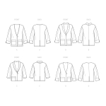 Simplicity Sewing Pattern S9468 Misses` Unlined Jacket 