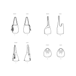 Simplicity lõikekomplekt S9803 BAGS IN FOUR STYLES, SS9803OS 