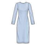 Naiste trikoo kaheosaline sviiter-kleit, topid, seelikud, Simplicity Pattern #S8982 