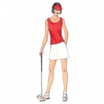 Skort-seelik, topp ja kardigan, Kwik Sew K3232 
