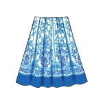 Выкройка: Misses` Pleated or Flared Skirts, Butterick B6744 