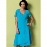 Sewing Pattern: Misses`, sizes: Women`s Wrap Dresses with Overlays, Butterick B6359 