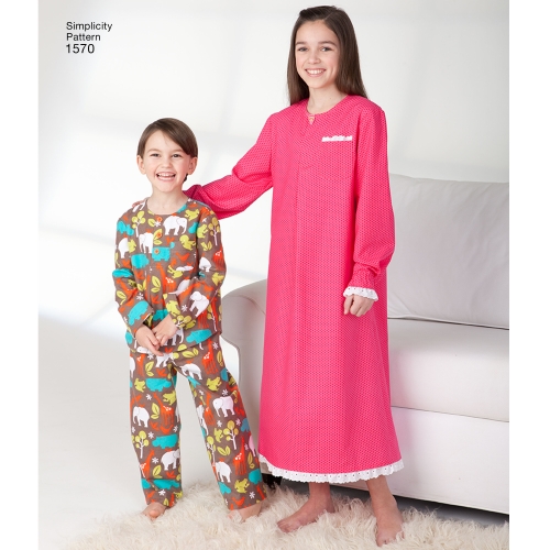 Laste, tüdrukute, ja poiste salongiriided, Simplicity Pattern #1570 
