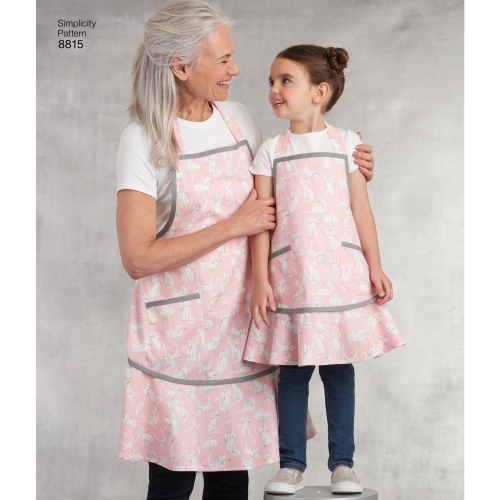 Laste ja naiste põll, suurused: A (S - L / S - L), Simplicity Pattern #8815 