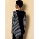 Выкройка: Misses` Seamed Tunics with Asymmetical Hems, Butterick B6377 