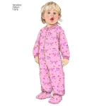 Toddlers` and Child`s Sleepwear and Robe, Simplicity Pattern #1572 
