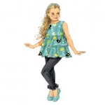 Выкройка: Children`s, sizes: Girls` Top, Tunic Dress, Belt and Leggings, Butterick B5877 