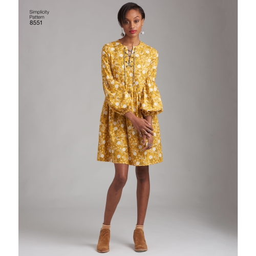 Naiste kleit või tuunika, Simplicity Pattern #8551 