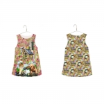 Kassipoeg, kutsikas, maamaja trikotaažkangas, 115x150cm kupongina, 13227 