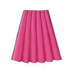 Выкройка: Misses` Pleated or Flared Skirts, Butterick B6744 