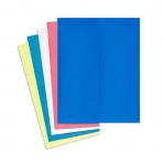 Копировальная бумага для тканей, 5 листов (белый, синий, красный, жолтый, зелёный), 21,5x29мм 