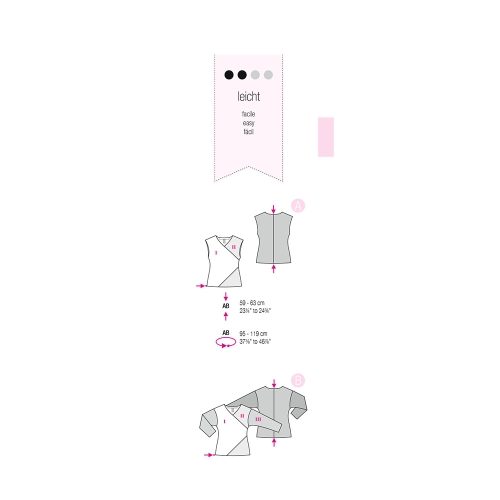 Sewing pattern Nr.34-46, Burda Style Nr.6579 