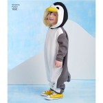 Toddlers` Animal Costumes, Sizes: A (1/2-1-2-3-4), Simplicity Pattern #1032 