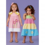 Выкройка: Toddlers` Dresses`, Kwik Sew K0262 