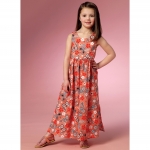 Выкройка: Children`s, sizes: Girls` Dress and Culottes, Butterick B6202 