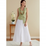 Выкройка: Misses` Dress, Sash and Belt, Butterick B6759 