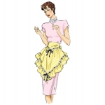 Ompelukaavat: Ruffled Full or Half Aprons, Butterick B6467MIS 