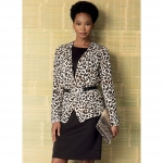 Выкройка: Misses` Jacket, Elastic-Waist Dress, Romper and Jumpsuit, Butterick B6330 