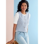 Выкройка: Misses` Vests in Five Styles, Butterick B6745 