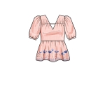 Simplicity Sewing Pattern Misses` Tops, SS9545 