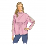 Выкройка: Misses` Top, Butterick B6593 