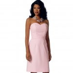 Выкройка: Misses` Dress and Sash, Butterick B6131 