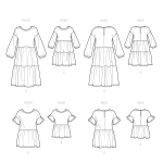 Simplicity Sewing Pattern S9454 Children`s and Misses` Dress and Top 