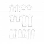 Выкройка: Women`s, sizes: Women`s Petite Shirt, Top, Tunic, Dress, Skirt & Pants, Butterick B303916W 