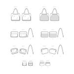Simplicity Sewing Pattern Tote, Bags and Pouch, SS9562OS (One Size Only) 