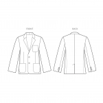 Men`s Lined Blazer, Simplicity Pattern #S8962 