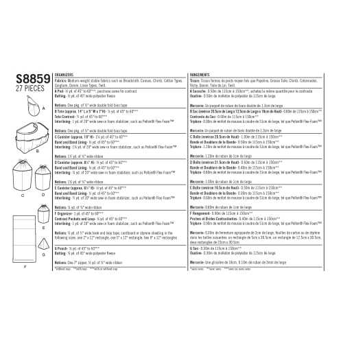 Panipaigad, Simplicity Pattern #S8859 