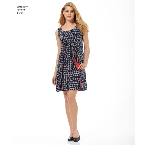 Naiste Jiffy® ümberpööratav kleit, Simplicity Pattern #1356 