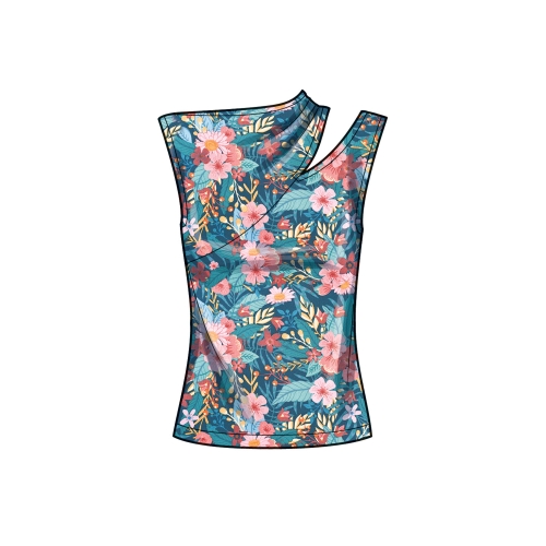 Simplicity lõikekomplekt S9679 MISSES` KNIT TOP WITH SLEEVE VARIATIONS 