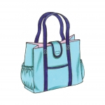 Выкройка: Shopping Cart Seat Cover & Diaper Bag with Changing Pad, Kwik Sew K3643 