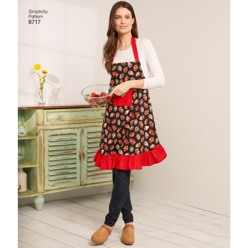 Köögi aksessuaarid ja põll, Simplicity Pattern #8717 